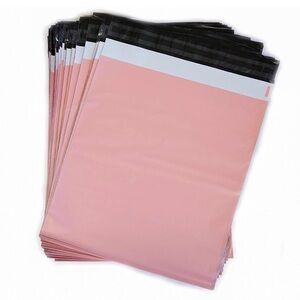 Pack of 50 12x15 in light bubblegum pink polymailers plastic bag shipping new